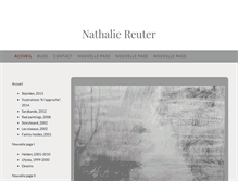 Tablet Screenshot of nathalie-reuter.com